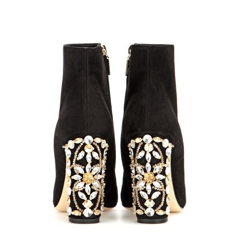 ankle boots dolce gabbana|dolce and gabbana embellished boots.